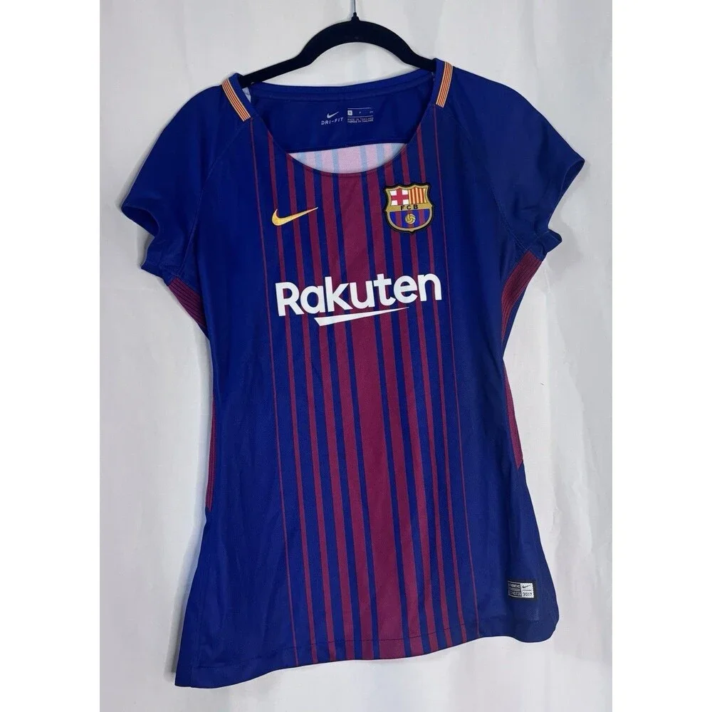 Nike FC Barcelona Messi #10 2017 Home Jersey Women’s Small Dri-FIT Rakuten